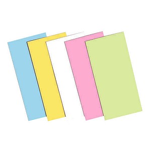 Moderationskarten farbsortiert 20,0 x 10,0 cm