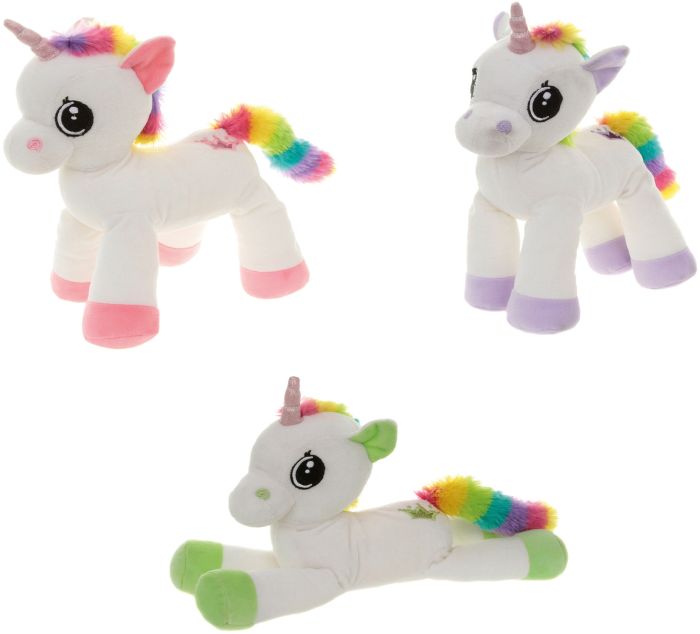 Plüsch Einhorn, 3-fach sortiert Plüsch Einhorn, 3-fach sortiert