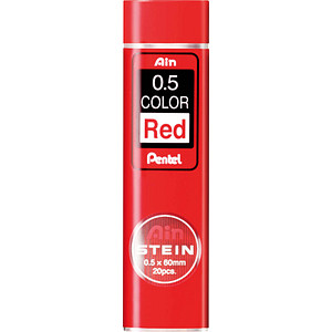 Pentel Druckbleistift-Farbmine AIN STEIN, rot (5102399)