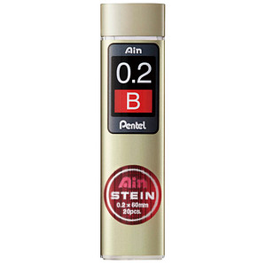 Pentel Druckbleistift-Feinmine AIN STEIN C272, Härtegrad: B (5232311)