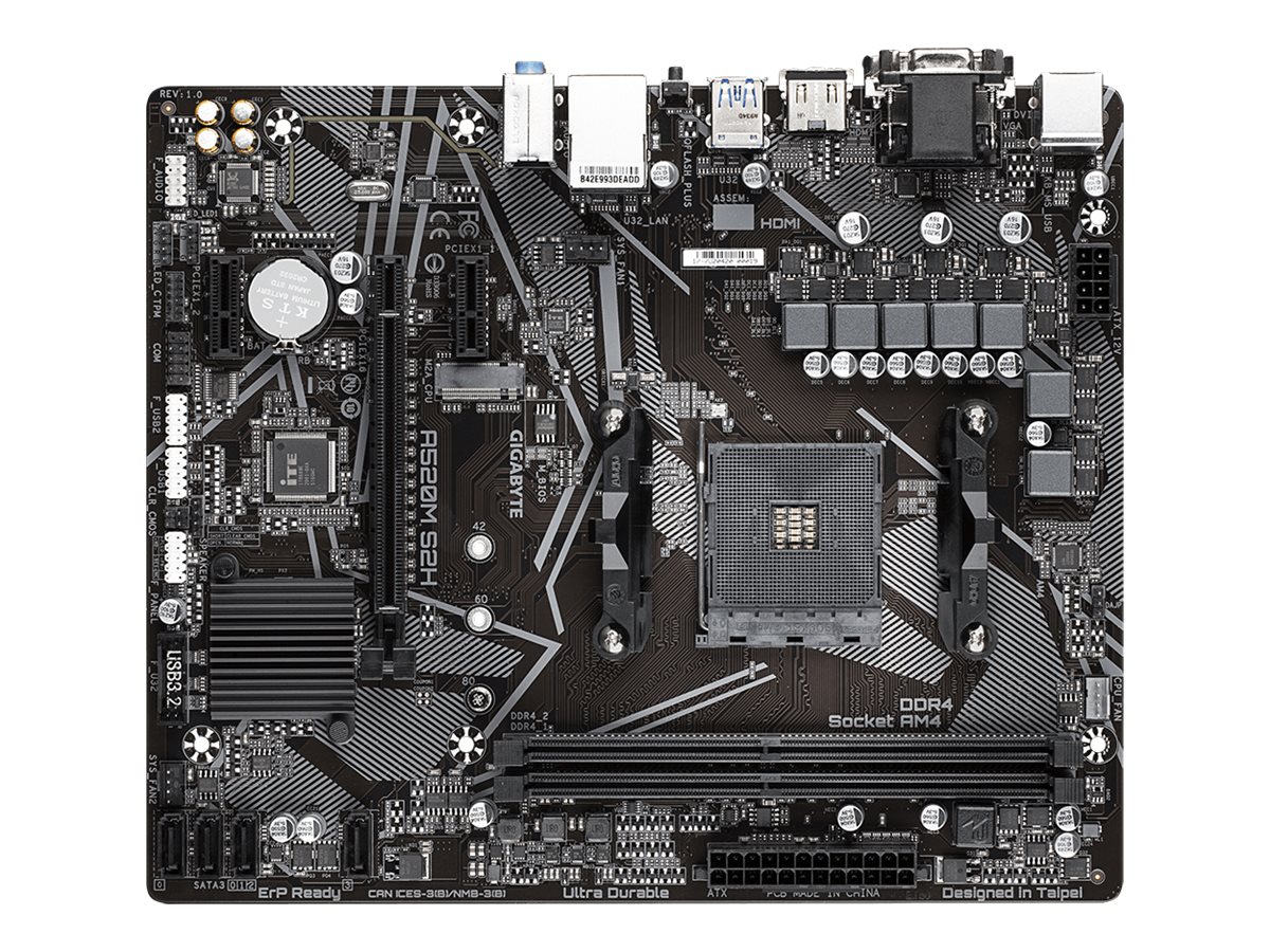 GIGABYTE A520M S2H SAM4