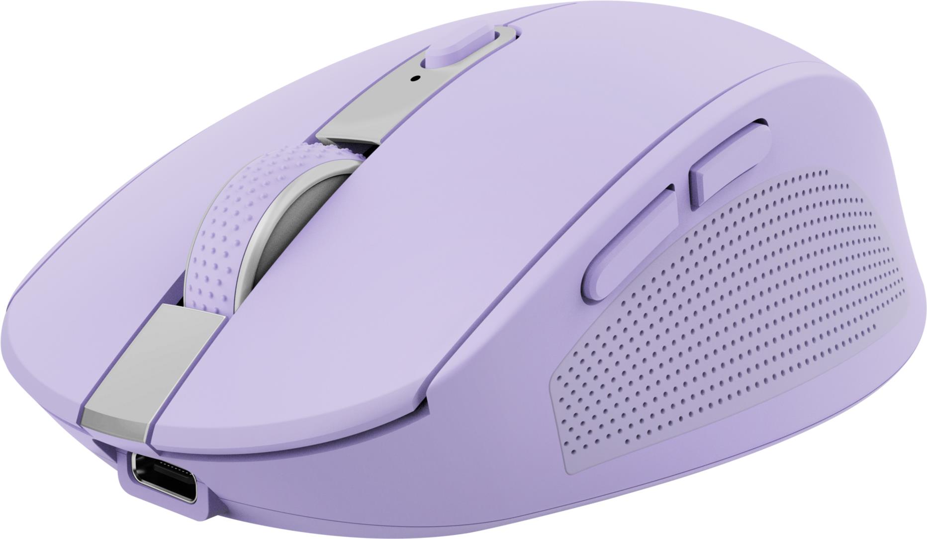 TRUST OZAA COMPACT Maus Funk Optisch Purple 6 Tasten 3200 dpi Integriertes Scro