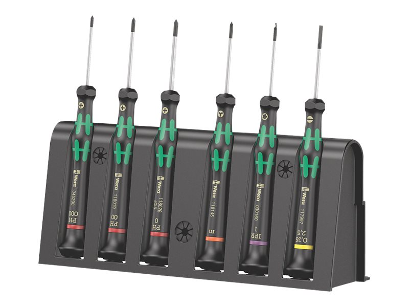 WERA Elektronik- u. Feinmechanik Schraubendreher-Set 6teilig