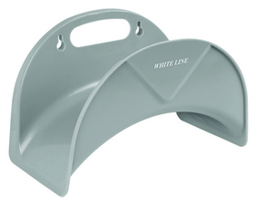 Bradas Gartenschlauchhalter WHITE LINE zur Wandbefestigung