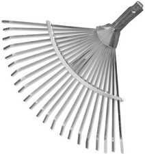 Bradas Verstell-Fächerrechen-Aufsatz, aus Aluminium