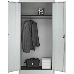 mauser Stahlschrank 790126A0 lichtgrau 95,0 x 50,0 x 195,0 cm