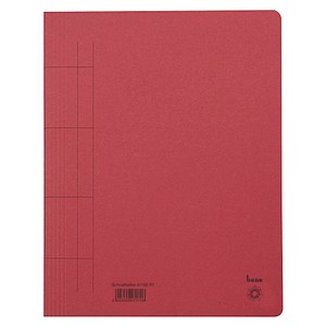 25 bene Schnellhefter Karton rot DIN A4