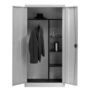 mauser Stahlschrank 790049A0 lichtgrau 95,0 x 50,0 x 195,0 cm