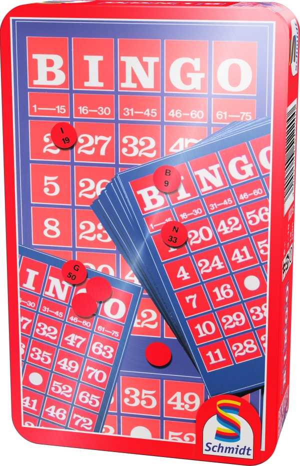 Schmidt MBS Bingo in Metalldose Geschicklichkeitsspiel