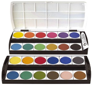 Geha F250/24 Wasserfarbkasten 24 Farben