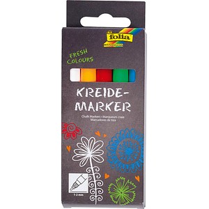 folia Kreidemarker "Fresh Colours", 5er Set