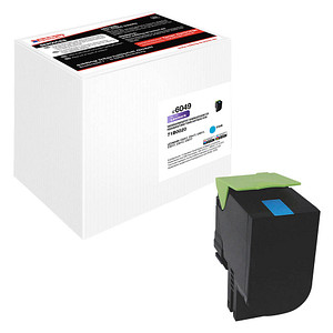 EDDING EDD-6049 cyan Toner ersetzt LEXMARK 71B0020/71B20C0 (18-6049)