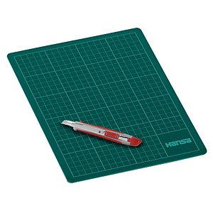 Hansa Schneidematte "Cut-Mat", PVC, 300 x 220 mm, grün