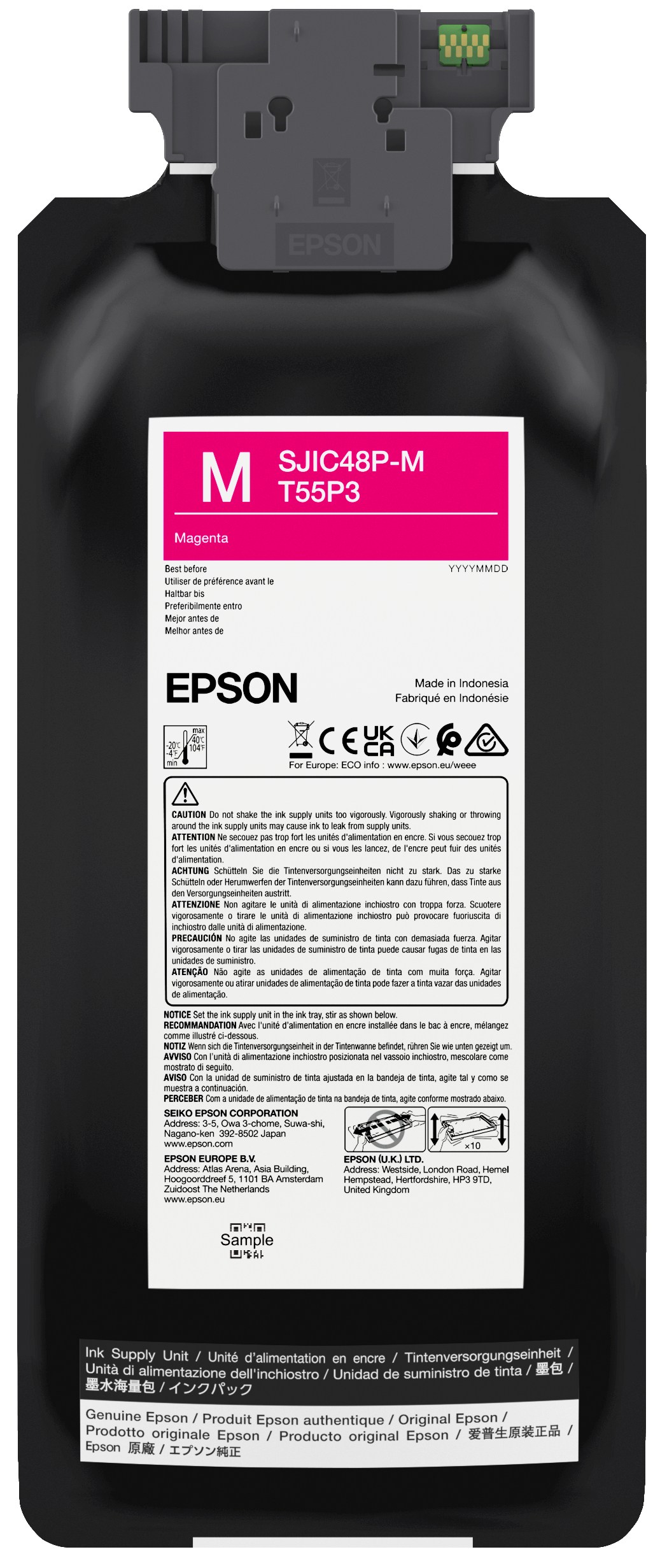 EPSON SJIC48P-M INK CARTRIDGE FOR CW C8000E MAGENTA (C13T55P340)