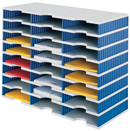 STYRO Grundeinheit styrodoc trio, 24 Fächer, schwarz/grau 24 Fächer Standard: 3