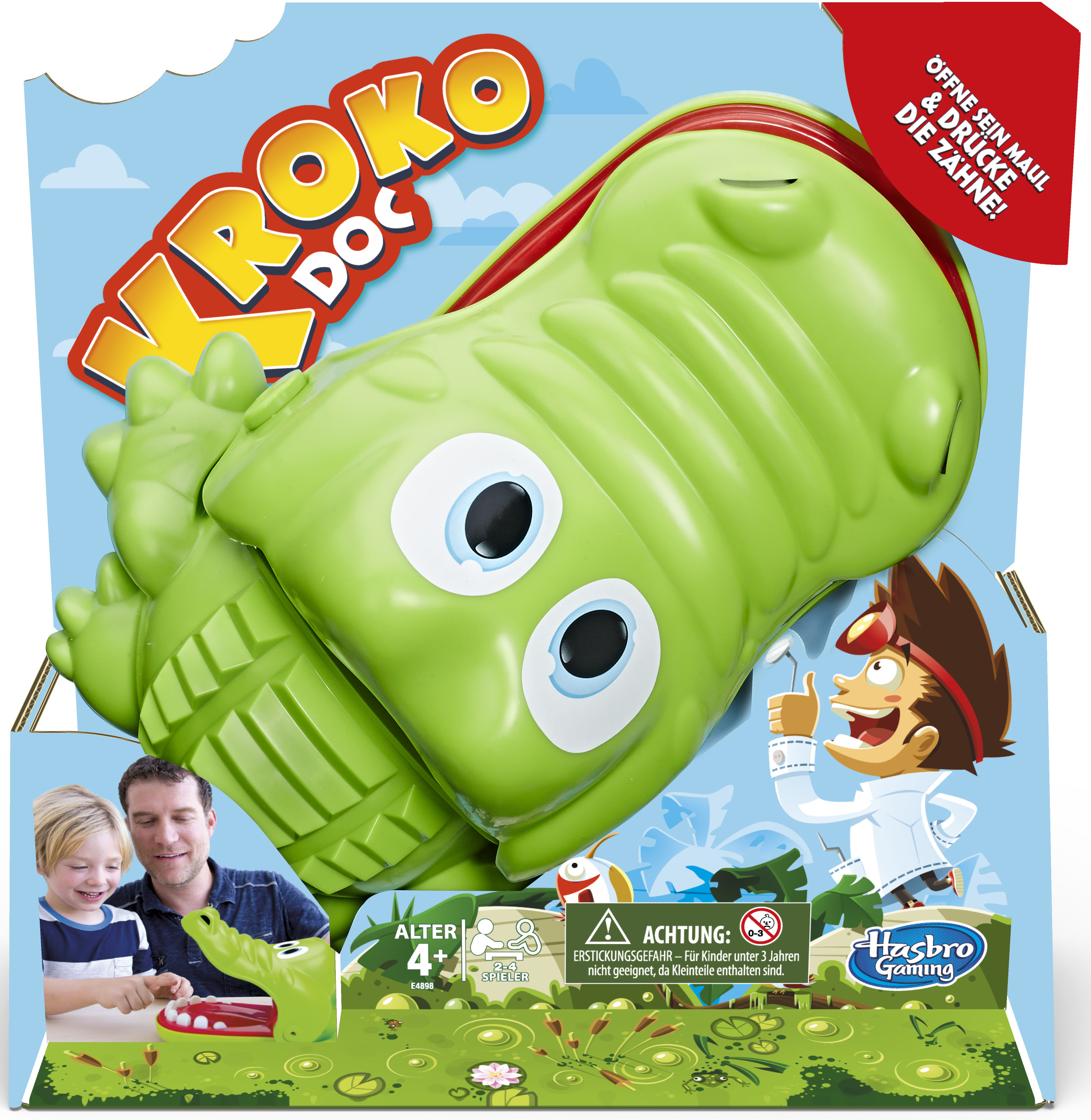 Hasbro Kroko Doc Geschicklichkeitsspiel