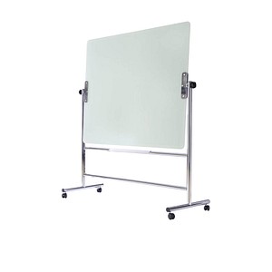 Bi-Office Glas-Magnettafel, mobil, drehbar, 1.200 x 900 mm