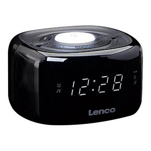 LENCO CR-12 UKW Radiowecker Schwarz