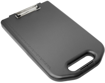 Wonday Klemmbrett mit Aufbewahrungsbox, DIN A4, schwarz