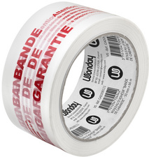 Wonday Ruban adhésif "BANDE DE GARANTIE", 50 mm x 66 m