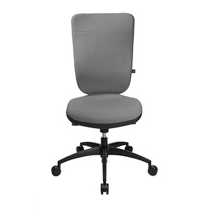 Topstar Bürostuhl Soft Pro 100, NN400 T23 hellgrau, schwarz Stoff