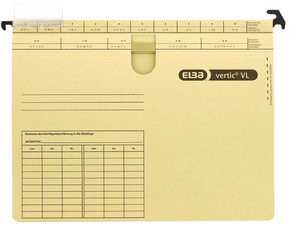 HAMELIN ELBA Hängehefter VL, Natronkarton (230 g-qm) - für den Markt: D - L - A