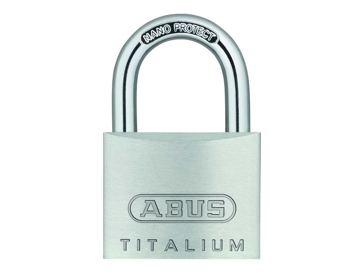 ABUS Titalium-Vorhängeschloss verschieden schliessend 40mm