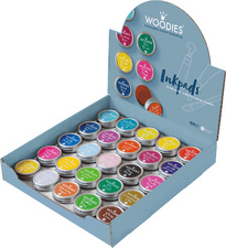 COLOP Stempelkissen "WOODIES", Display