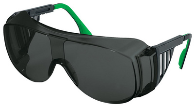 UVEX Schweißer-Überbrille 9161, Scheibentönung: grau Schutzbrille, Rahmenfarbe: