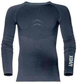 uvex Herren-Langarm-Funktionsshirt underwear, schwarz, 3XL