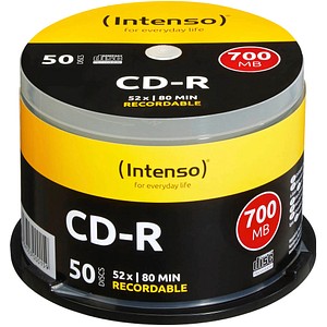 Intenso CD-R 80min/700MB, 50er Pack