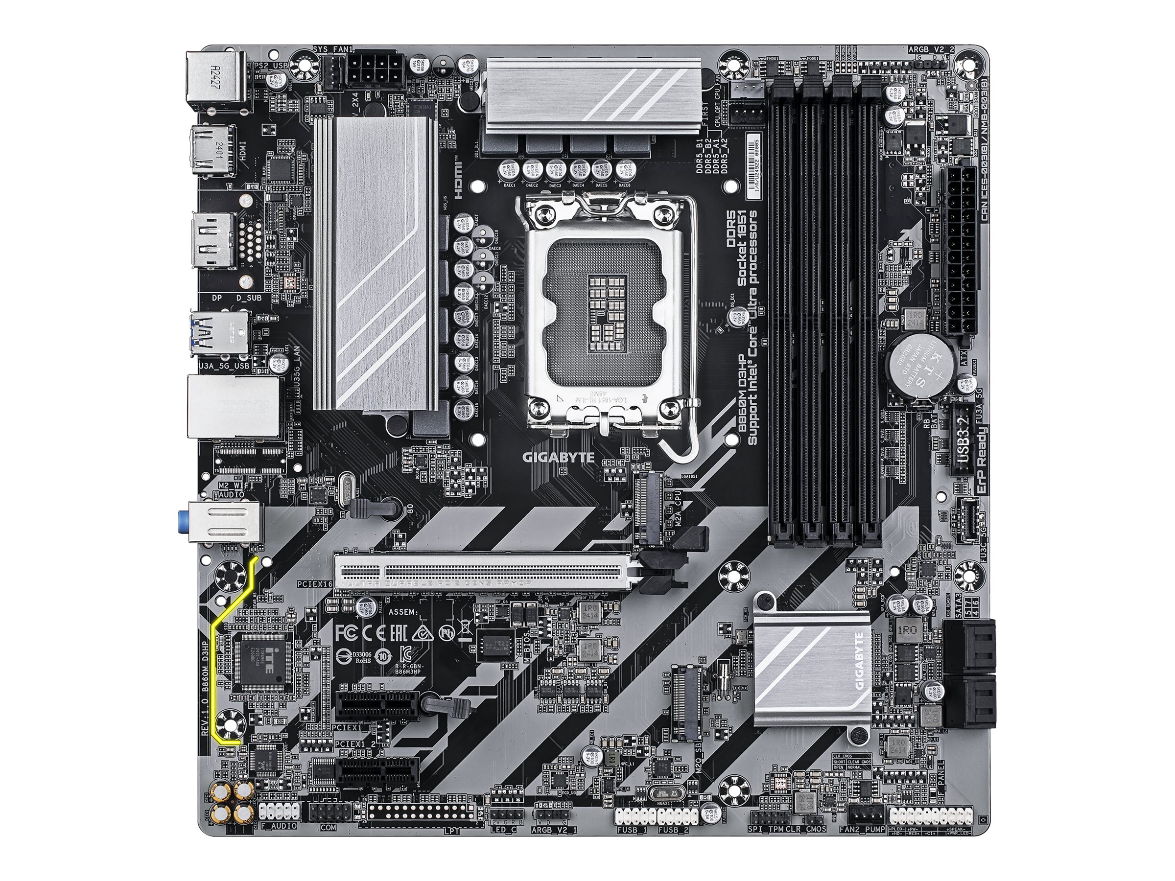GIGABYTE B860M D3HP S1851
