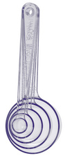 GastroMax Messlöffel, Kunststoff, 5er Set