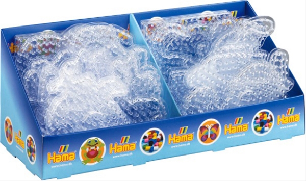 Hama Stiftplatte "großes Quadrat", transparent