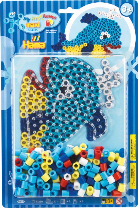 Hama Bügelperlen maxi "Wal", im Blister