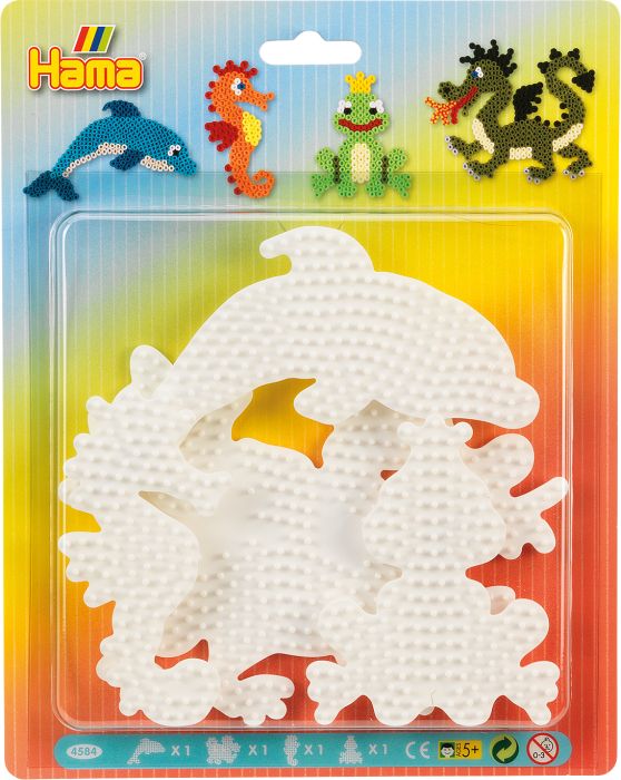 HAMA Stiftpl. Delfin/Seepferd/Frosch/Dra