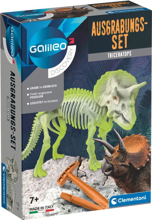 Clementoni Ausgrabungsset Triceratops mehrfarbig