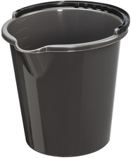 plast team Putzeimer "VANCOUVER", rund, 10 Liter, anthrazit