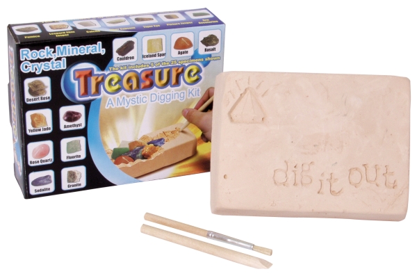 Ausgr. Edelsteine Display