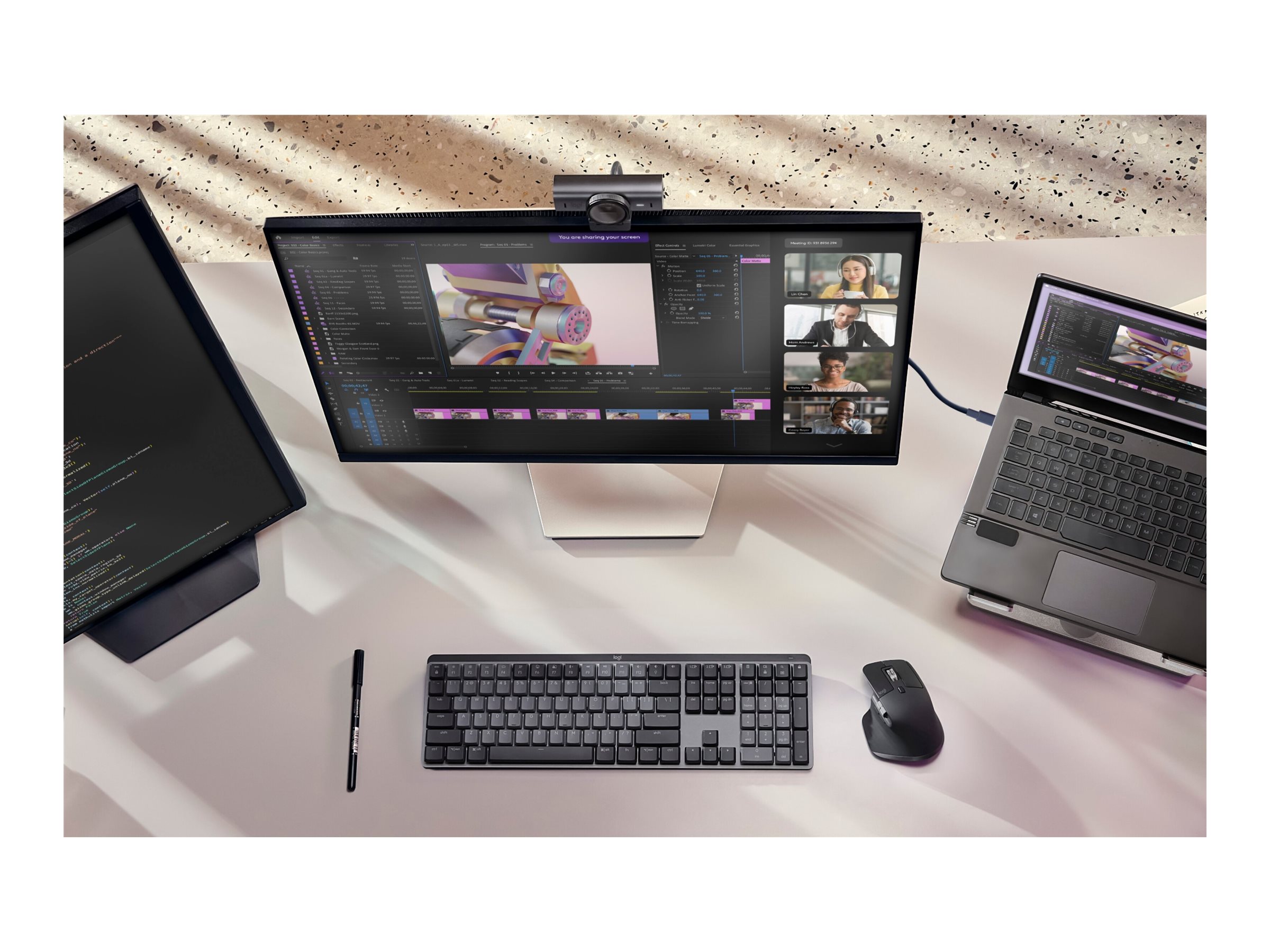 Logitech MX BRIO Webcam grau