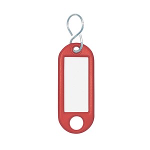 WEDO Schlüsselanhänger S-Haken, rot , Kleinpackung (62025693)