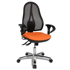Topstar Bürostuhl Open Point SY Deluxe, OP290U G04 orange, schwarz, chrom Stoff Topstar Bürostuhl Open Point SY Deluxe, OP290U G04 orange, schwarz, chrom Stoff