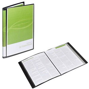 Präsentations-Sichtbuch, 30 Hüllen schwarz 310 x 240 x 22 mm (HxBxT)