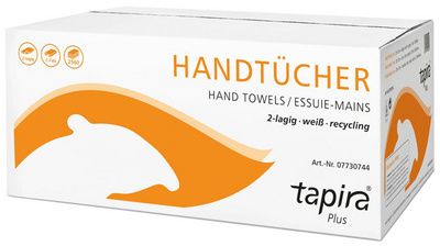Tapira Handtuchpapier Plus, 250 x 330 mm, C-Falz, weiß