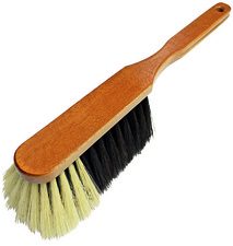 Peggy Perfect Handfeger, aus Edelholz, Länge: 320 mm