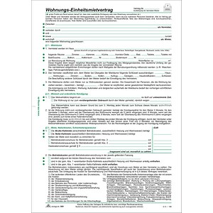 50 RNK-Verlag 599 Mietverträge für Wohnungen