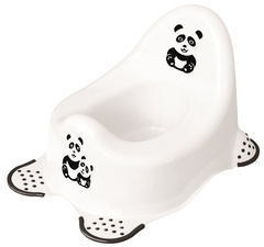 keeeper kids Babytopf "adam panda", weiß mit Aufdruck