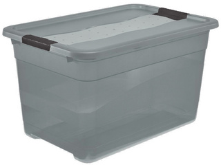 keeeper Aufbewahrungsbox "cornelia", 52 Liter, crystal-grey