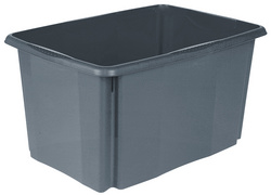 keeeper Aufbewahrungsbox "emil eco", 45 Liter, eco-grey
