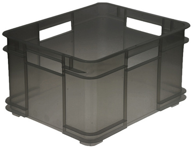 keeeper Aufbewahrungsbox Euro-Box XL "bruno", 28 Liter, grau